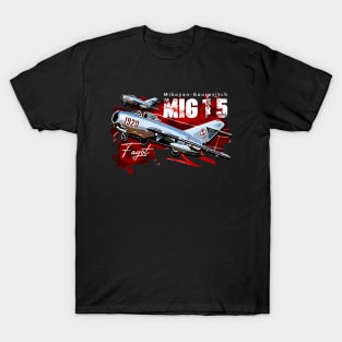 Mikoyan-Gurevich MiG-15 Soviet Union Vintage Fighterjet T-Shirt